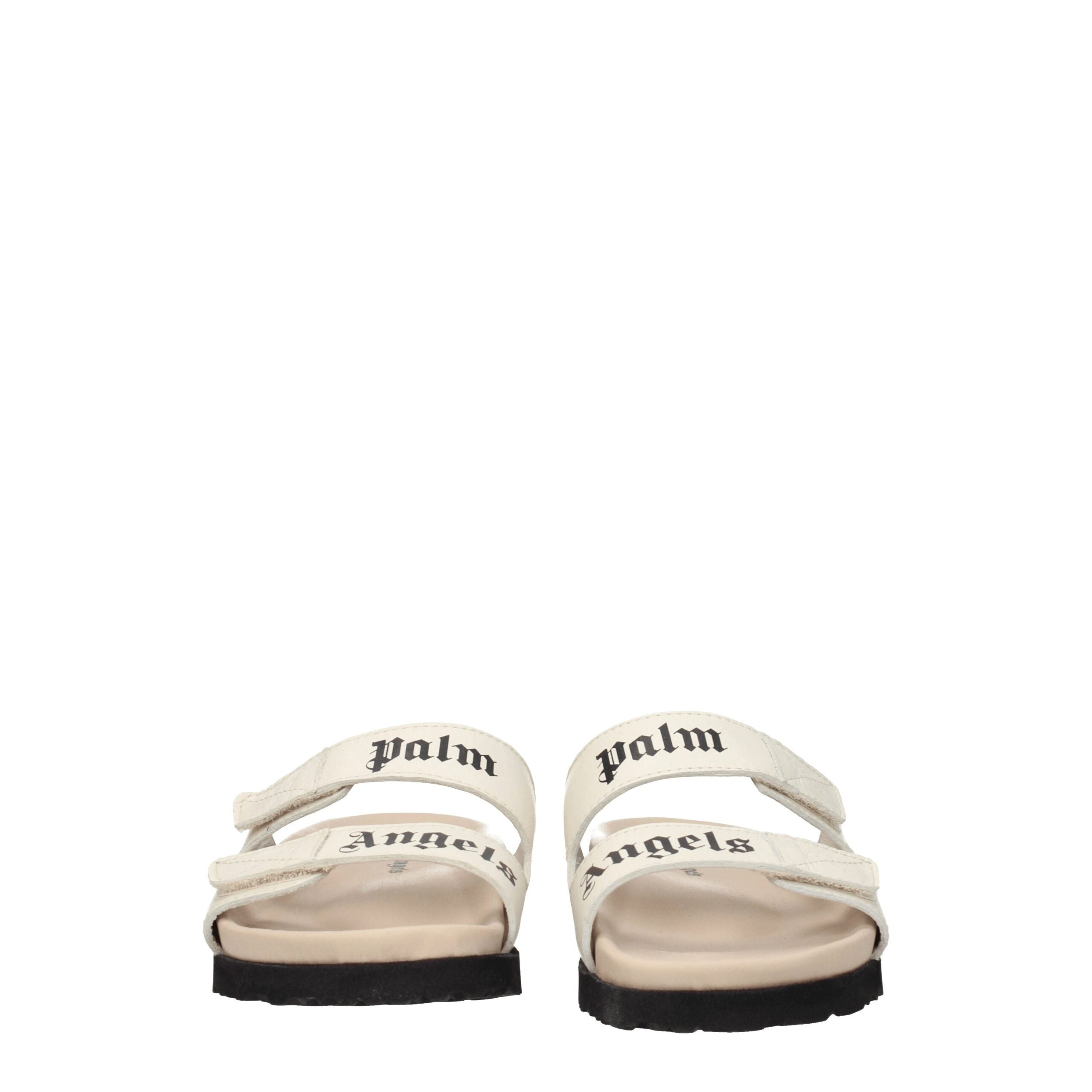 Beige Leather Sandals