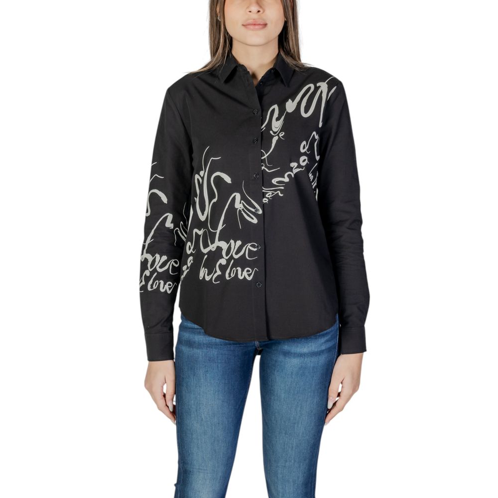 Black Cotton Blouse