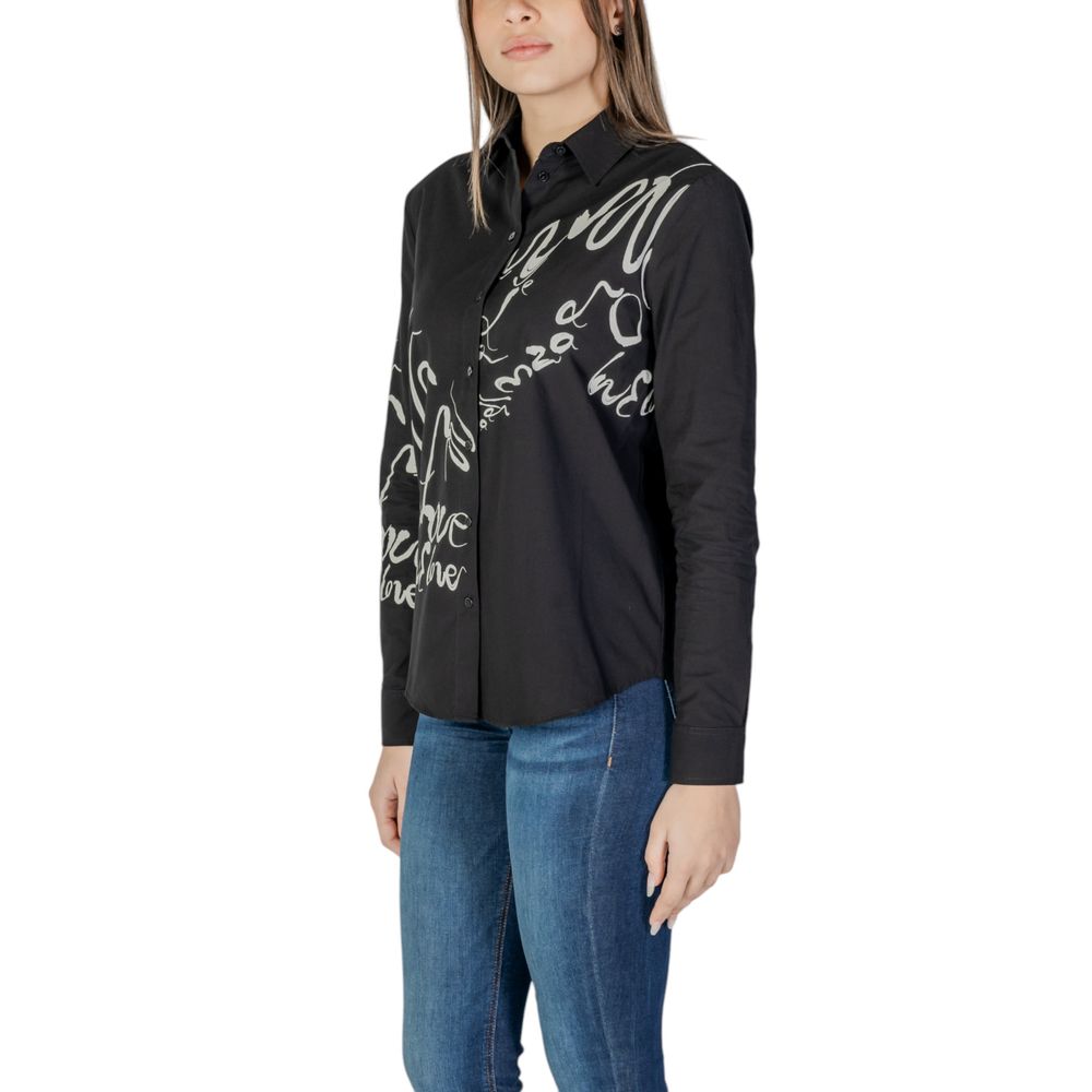 Black Cotton Blouse