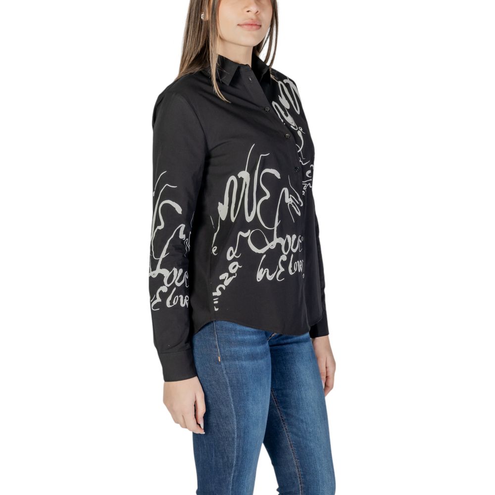 Black Cotton Blouse