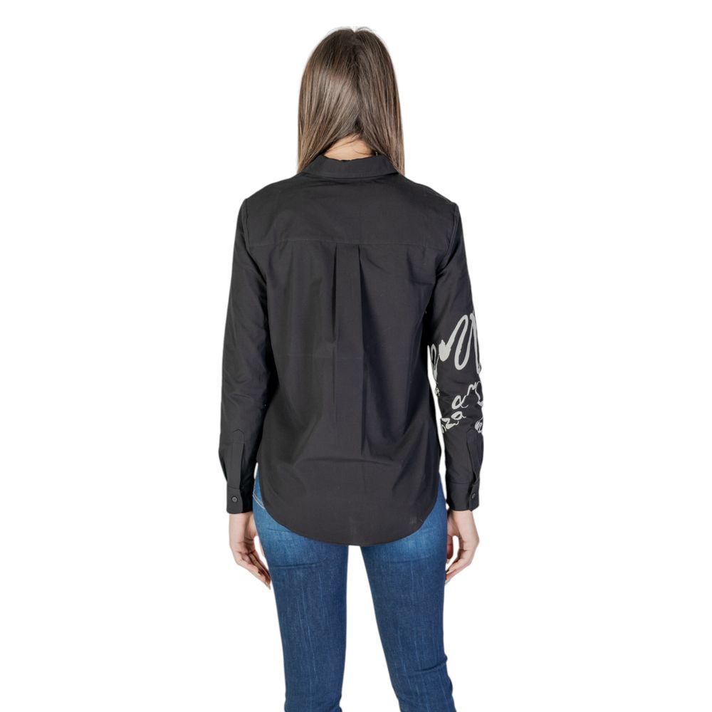 Black Cotton Blouse