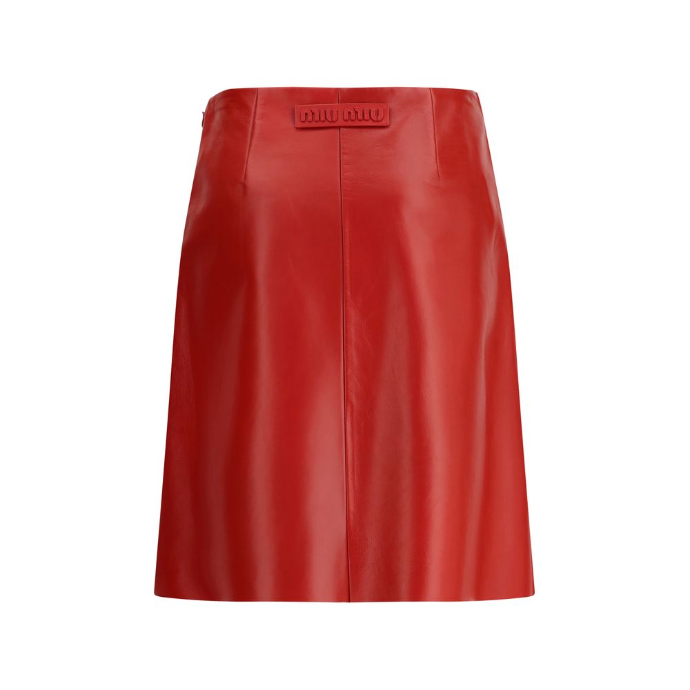 Nappa Leather Skirt