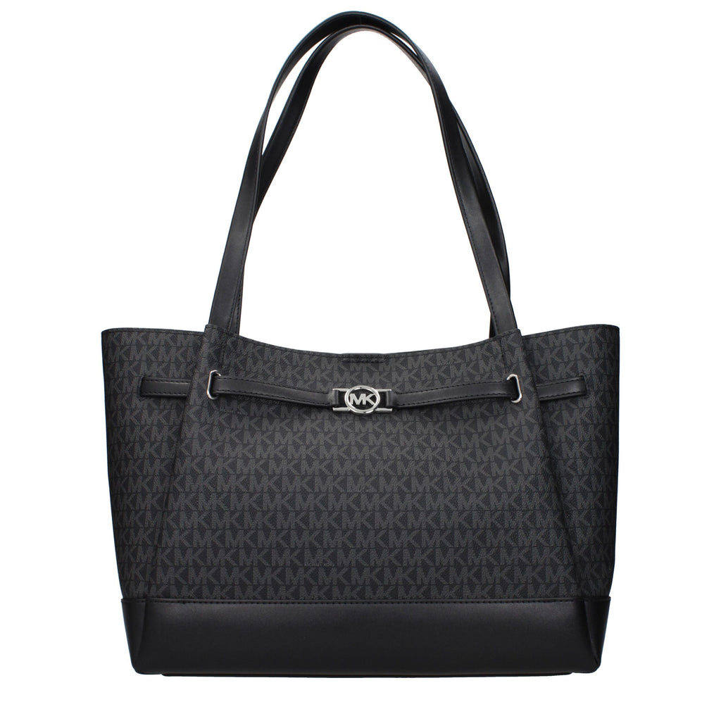 Black Fabric Shoulder Bags