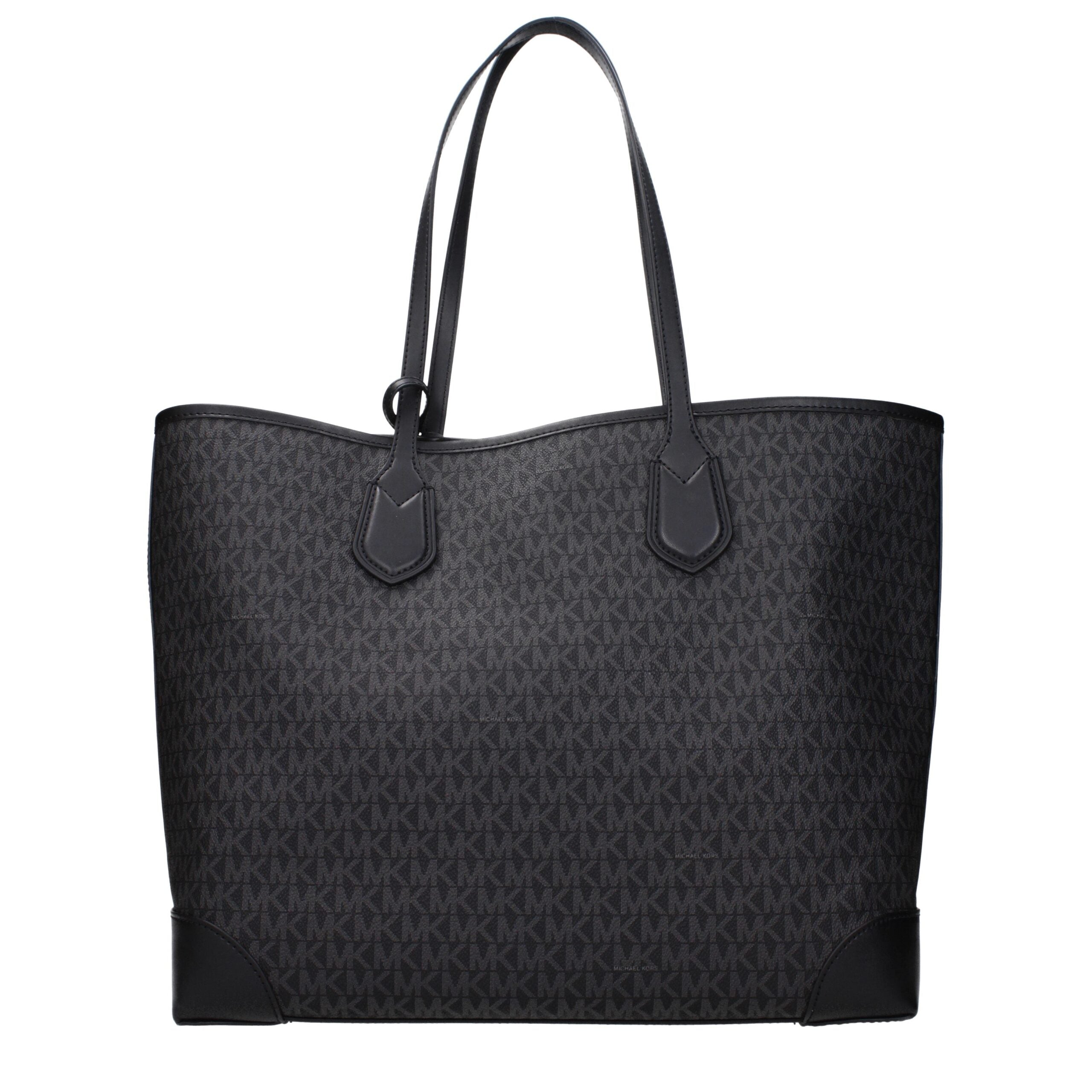 Black Fabric Shoulder Bags