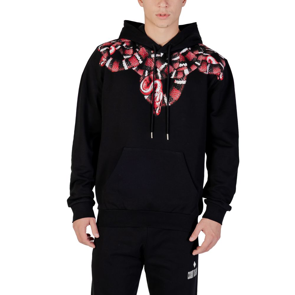 Black Cotton Hoody