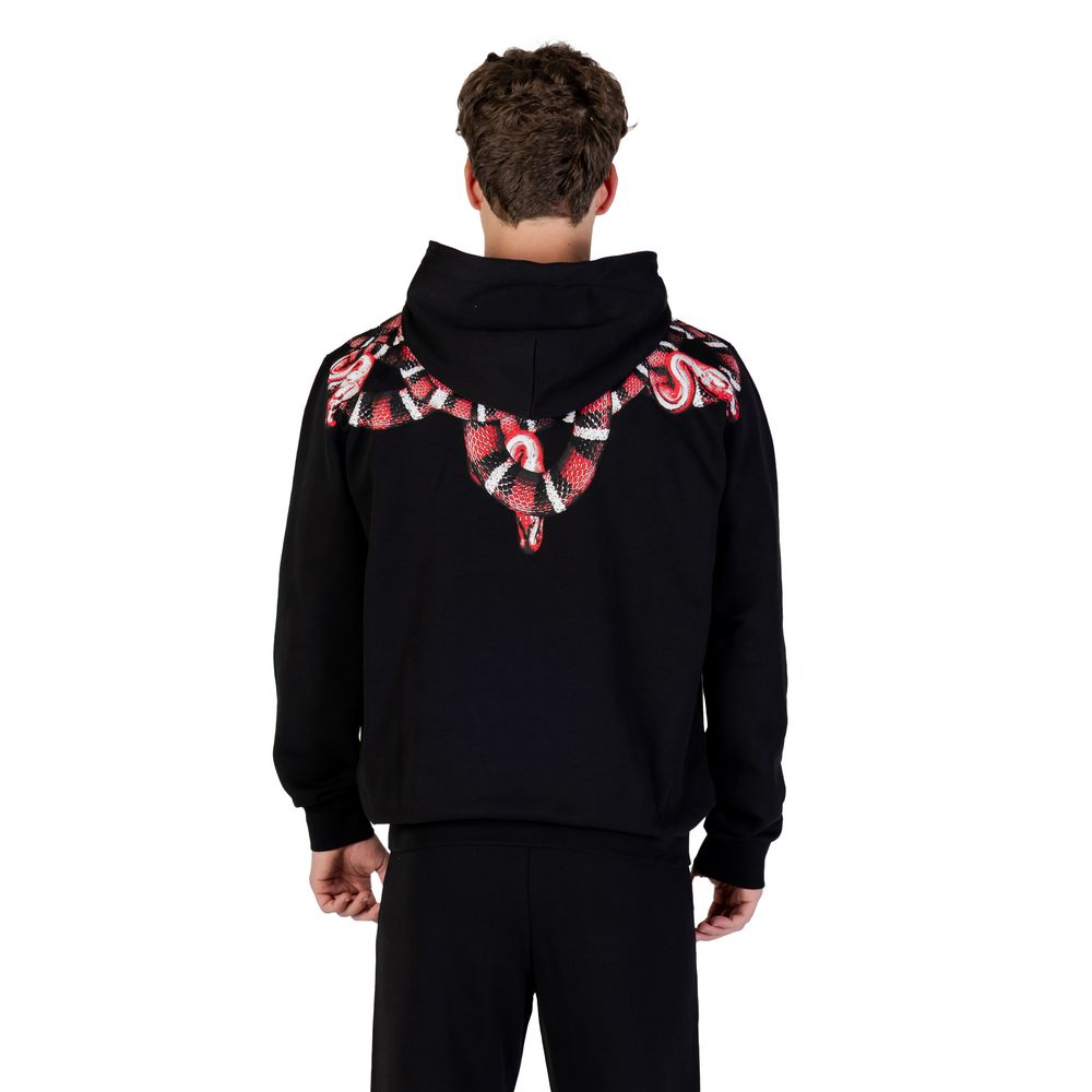 Black Cotton Hoody