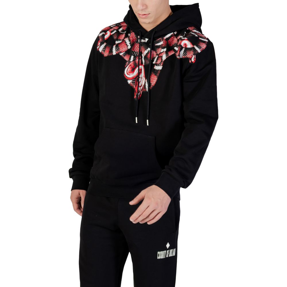 Black Cotton Hoody
