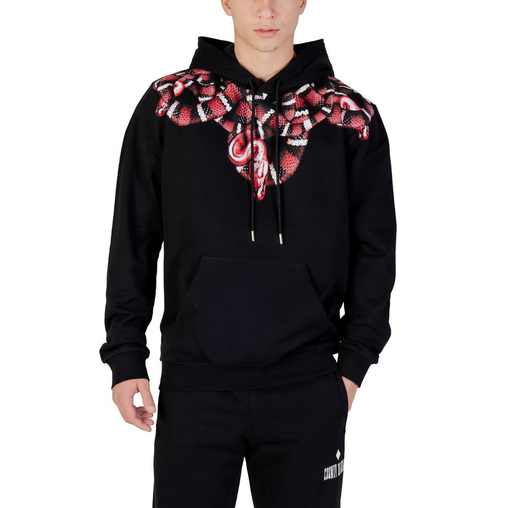 Black Cotton Hoody