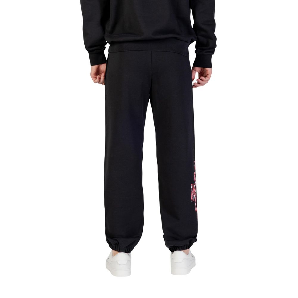 Black Cotton Joggers Workout Pant
