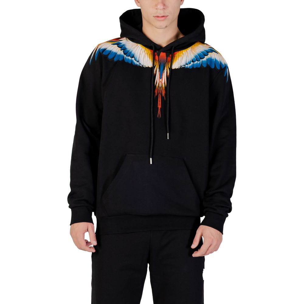 Black Cotton Hoody
