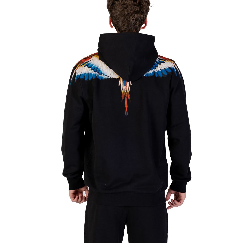 Black Cotton Hoody