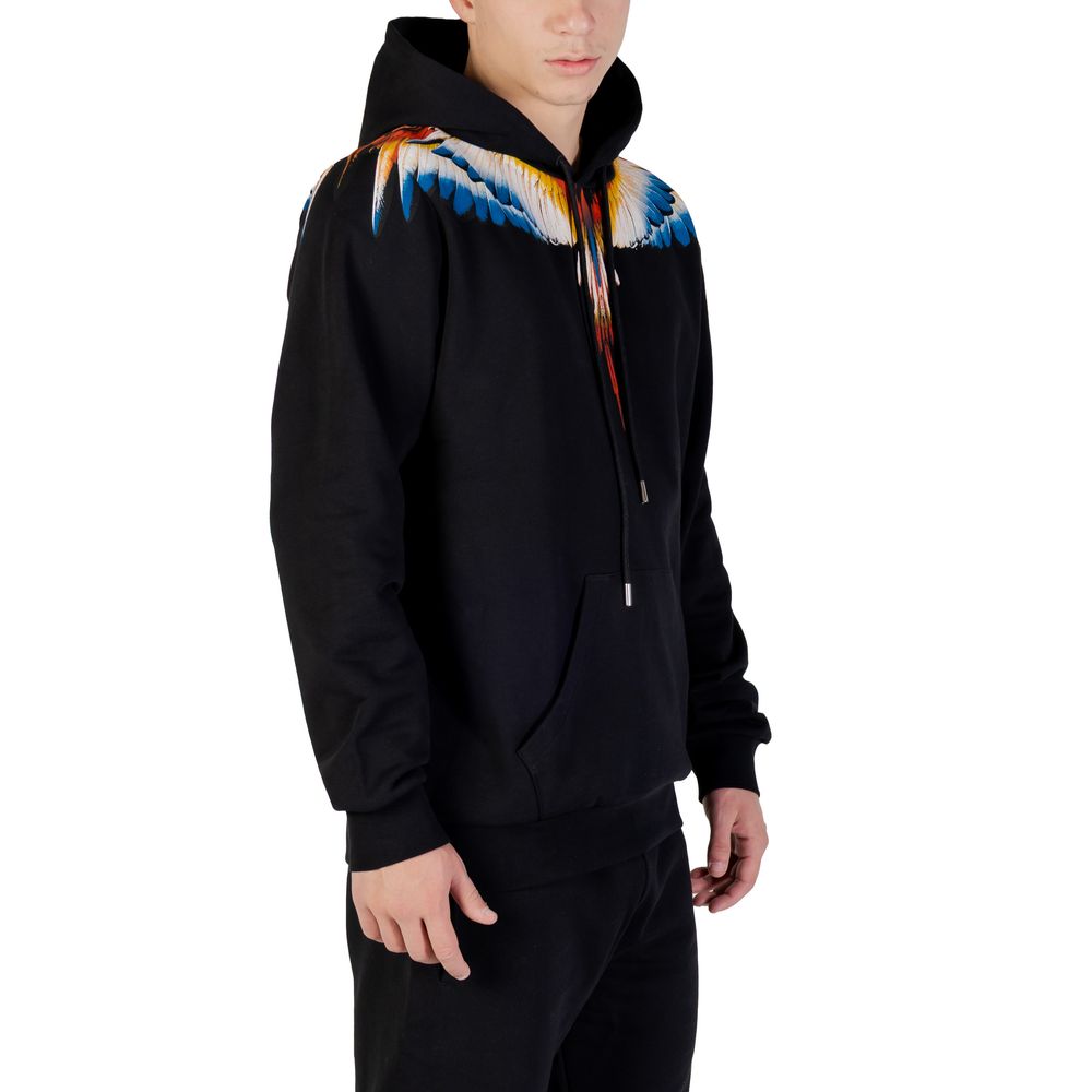 Black Cotton Hoody