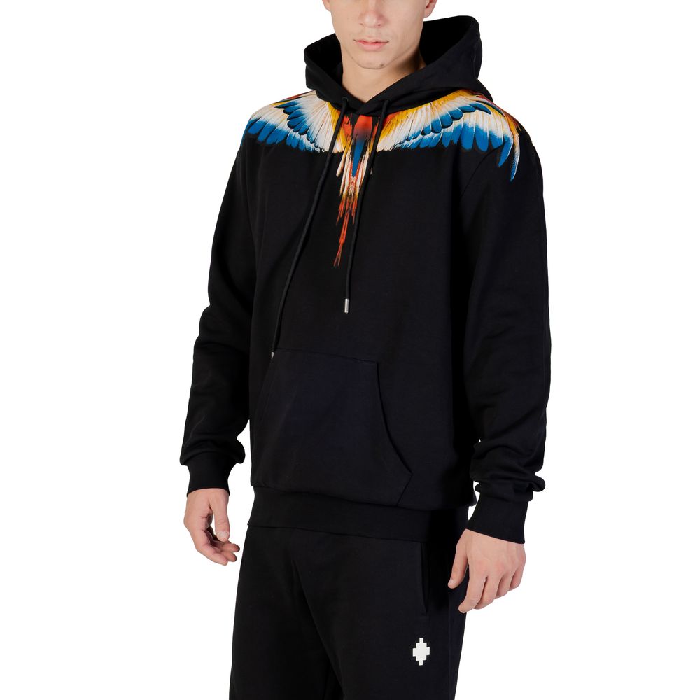 Black Cotton Hoody