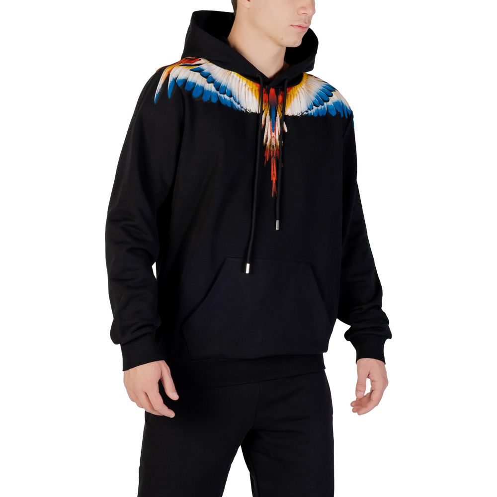 Black Cotton Hoody